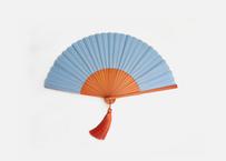 byCOLOR扇子 #LIGHT BLUE x ORANGE